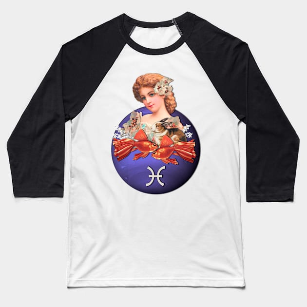 PISCES Baseball T-Shirt by GloriaSanchez